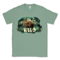 Sage Stay wild night Grizzly Bear Classic Tee - HowdyJamesFarm
