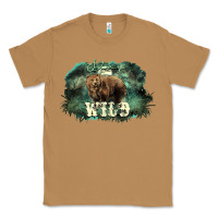 Toasted Coconut Stay wild night Grizzly Bear Classic Tee - HowdyJamesFarm