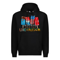Black tasted like freedom Premium Hoodie - RacoonDesign