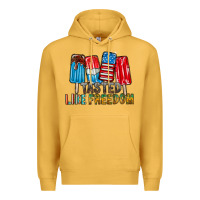 Mustard tasted like freedom Premium Hoodie - RacoonDesign