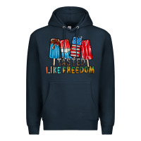 Navy tasted like freedom Premium Hoodie - RacoonDesign