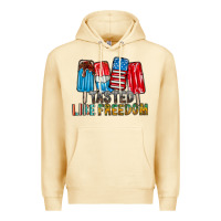 Pina Colada tasted like freedom Premium Hoodie - RacoonDesign
