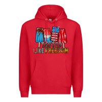 Red tasted like freedom Premium Hoodie - RacoonDesign