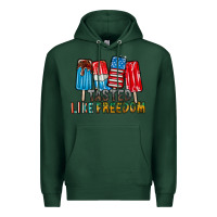 Sports Green tasted like freedom Premium Hoodie - RacoonDesign