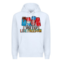 White tasted like freedom Premium Hoodie - RacoonDesign