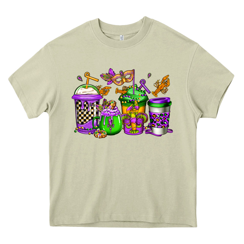 Mardi Gras Crawfish Coffee Heavy Core Tee by Jasminsmagicworld | Teevron