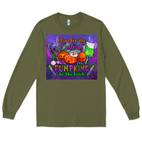 Army Green i care for the cutest pumpkins in the patch tumbler Long Sleeve Tee - BundleAndBundleShop