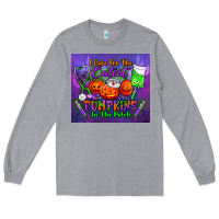 Heather Grey i care for the cutest pumpkins in the patch tumbler Long Sleeve Tee - BundleAndBundleShop