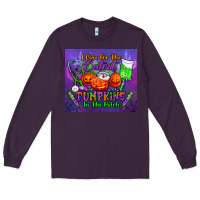 Plum i care for the cutest pumpkins in the patch tumbler Long Sleeve Tee - BundleAndBundleShop