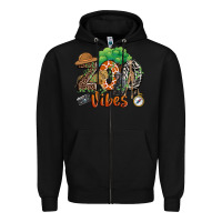 Black zoo vibes Zipper Hoodie - JahusDesignShop