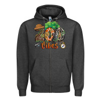 Charcoal Heather zoo vibes Zipper Hoodie - JahusDesignShop