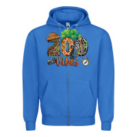 True Royal zoo vibes Zipper Hoodie - JahusDesignShop