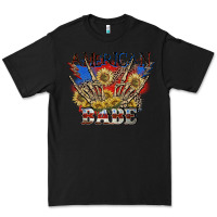 Black American babe 4th of july Premium Tee - CowGirlArtShop