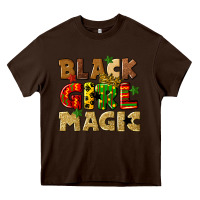 Chocolate Brown black girl magic juneteenth Heavy Core Tee - CowGirlArtShop