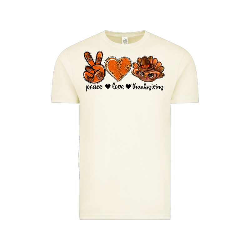Peace Love Thanksgiving Bbs Vintage Tee by BundleAndBundleShop | Teevron