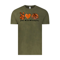 Vintage Olive peace love thanksgiving bbs Vintage Tee - BundleAndBundleShop