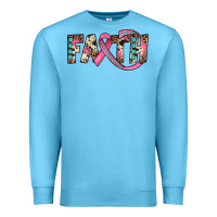 Ocean Blue faith Premium Sweatshirt - JahusDesignShop