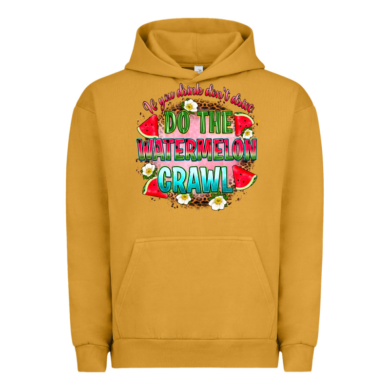 If You Drink Don't Drive Do The Watermelon Crawl Urban Hoodie by RanaPortraitStore | Teevron