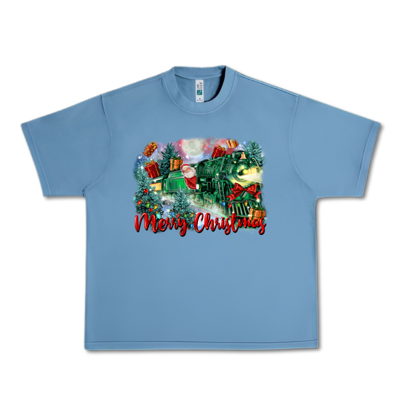 Merry Christmas Santa Polar Express Urban Heavy Tee by FaDigitalArtStudio | Teevron