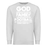 Dove Grey god family football christian faith shirt Premium Sweatshirt - baoMotion
