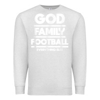 Oatmeal Heather god family football christian faith shirt Premium Sweatshirt - baoMotion