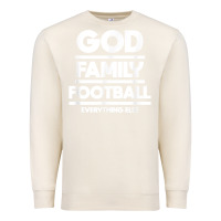 Sandshell god family football christian faith shirt Premium Sweatshirt - baoMotion