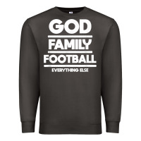Smoke god family football christian faith shirt Premium Sweatshirt - baoMotion