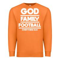 Carrot god family football christian faith shirt Premium Sweatshirt - baoMotion