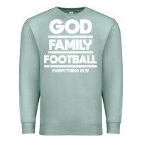Seafoam god family football christian faith shirt Premium Sweatshirt - baoMotion