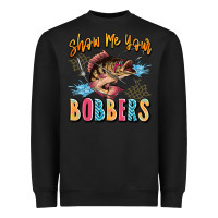 Black show me your bobbers Heavyweight Sweatshirt - JahusDesignShop