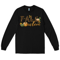 Black fall in love Long Sleeve Tee - BundleAndBundleShop