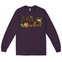 Plum fall in love Long Sleeve Tee - BundleAndBundleShop