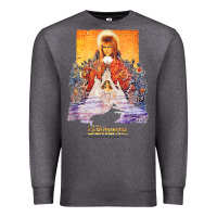 Charcoal Heather labyrinth movie poster t shirt Premium Sweatshirt - baoMotion