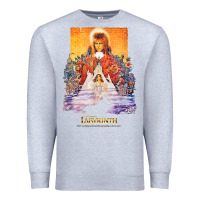 Heather Grey labyrinth movie poster t shirt Premium Sweatshirt - baoMotion