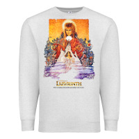 Oatmeal Heather labyrinth movie poster t shirt Premium Sweatshirt - baoMotion