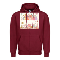 Burgundy teacher custom name Zipper Hoodie - JahusDesignShop