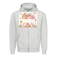 Dove Grey teacher custom name Zipper Hoodie - JahusDesignShop
