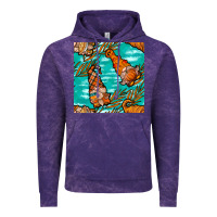 Cloud Purple fall gnomes seamless pattern Vintage Hoodie - BundleAndBundleShop