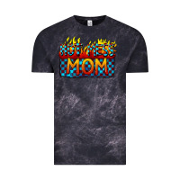 Cloud Black Hot mess mom Mother's Day Vintage Tee - FaDigitalArtStudio