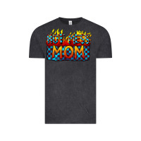 Vintage Black Hot mess mom Mother's Day Vintage Tee - FaDigitalArtStudio