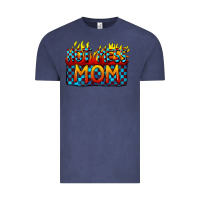 Vintage Denim Hot mess mom Mother's Day Vintage Tee - FaDigitalArtStudio