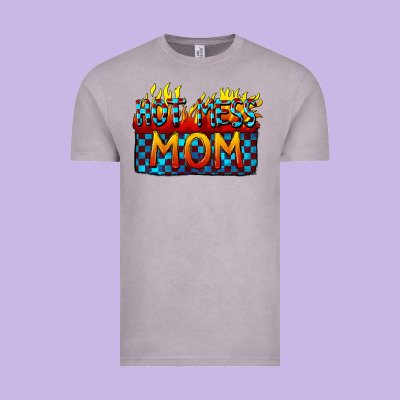 Hot Mess Mom Mother's Day Vintage Tee Designed By Fadigitalartstudio