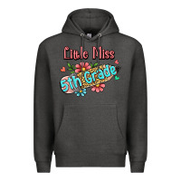 Charcoal Heather little miss fifth grade Premium Hoodie - Jasminsmagicworld