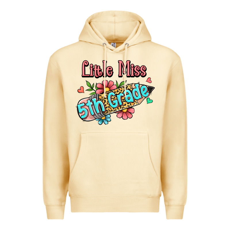 Little Miss Fifth Grade Premium Hoodie by Jasminsmagicworld | Teevron