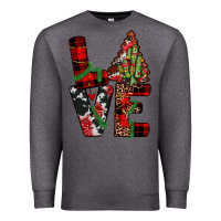 Charcoal Heather christmas love Premium Sweatshirt - JahusDesignShop