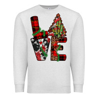 Oatmeal Heather christmas love Premium Sweatshirt - JahusDesignShop