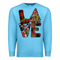 Ocean Blue christmas love Premium Sweatshirt - JahusDesignShop