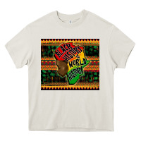 Cream black history is world history Heavy Core Tee - CowGirlArtShop