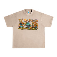 French Oak thanksgiving tis' the season with trucks bbs Urban Heavy Tee - BundleAndBundleShop