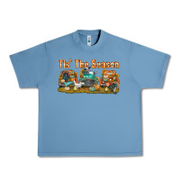 Pebble Blue thanksgiving tis' the season with trucks bbs Urban Heavy Tee - BundleAndBundleShop